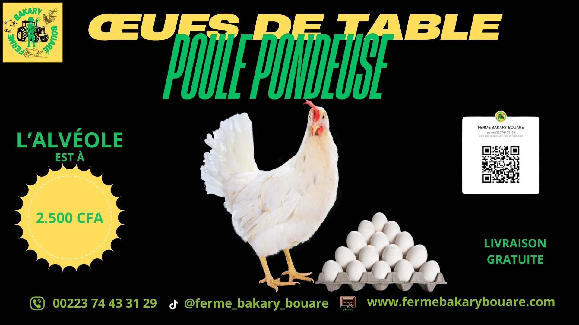 NOS ŒUFS DE TABLE